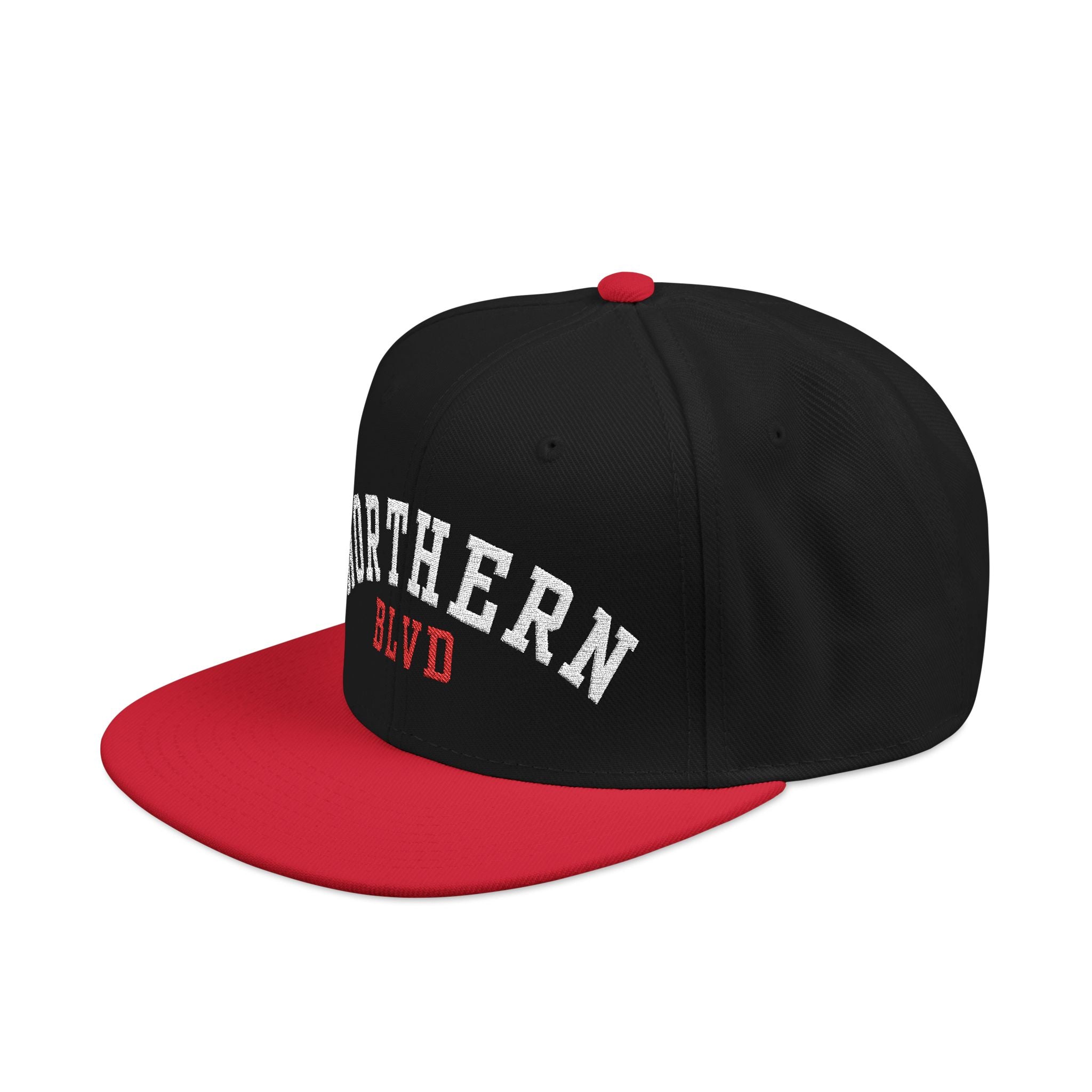 Snapback Hat - 'Northern' Distressed Embroidered Streetwear Cap