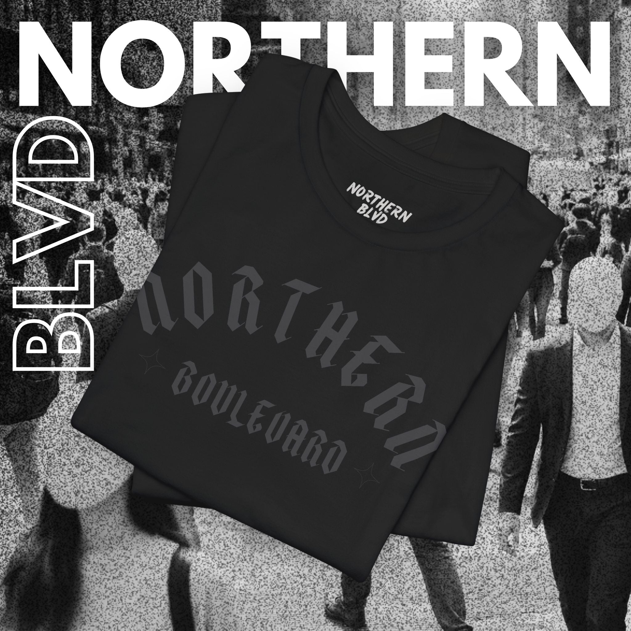 Northern Boulevard Tee — Vintage City Street Graphic T-Shirt