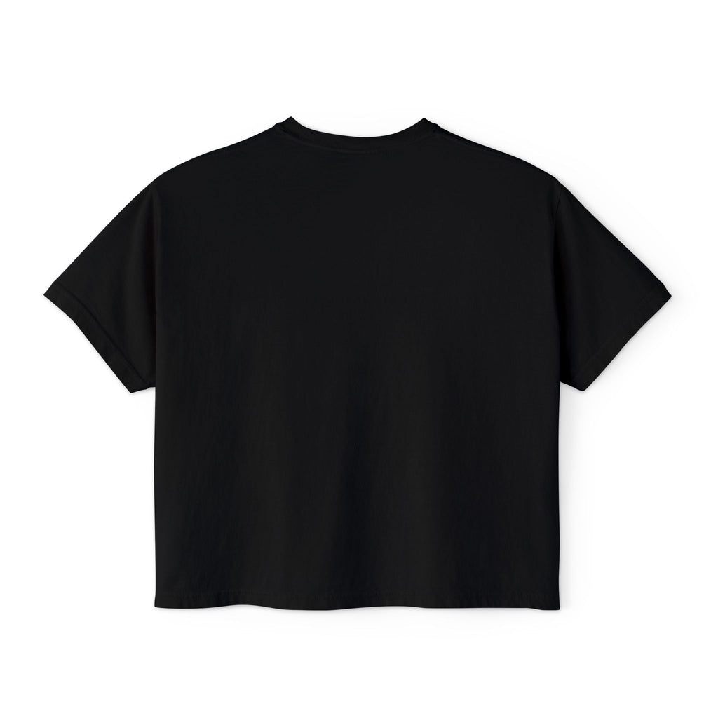Northern Blvd Women's Boxy Tee — Urban Grunge Graphic Crop Top