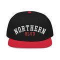 Snapback Hat - 'Northern' Distressed Embroidered Streetwear Cap