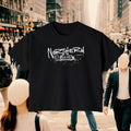 Northern Blvd Women's Boxy Tee — Urban Grunge Graphic Crop Top